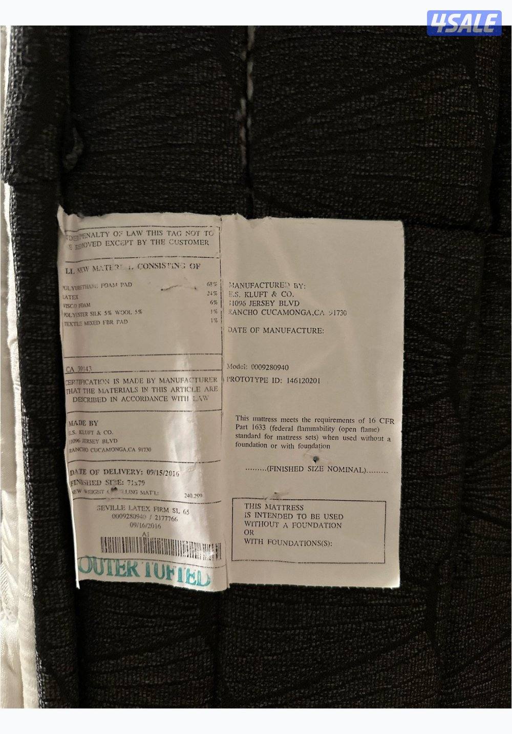 American mattress used1