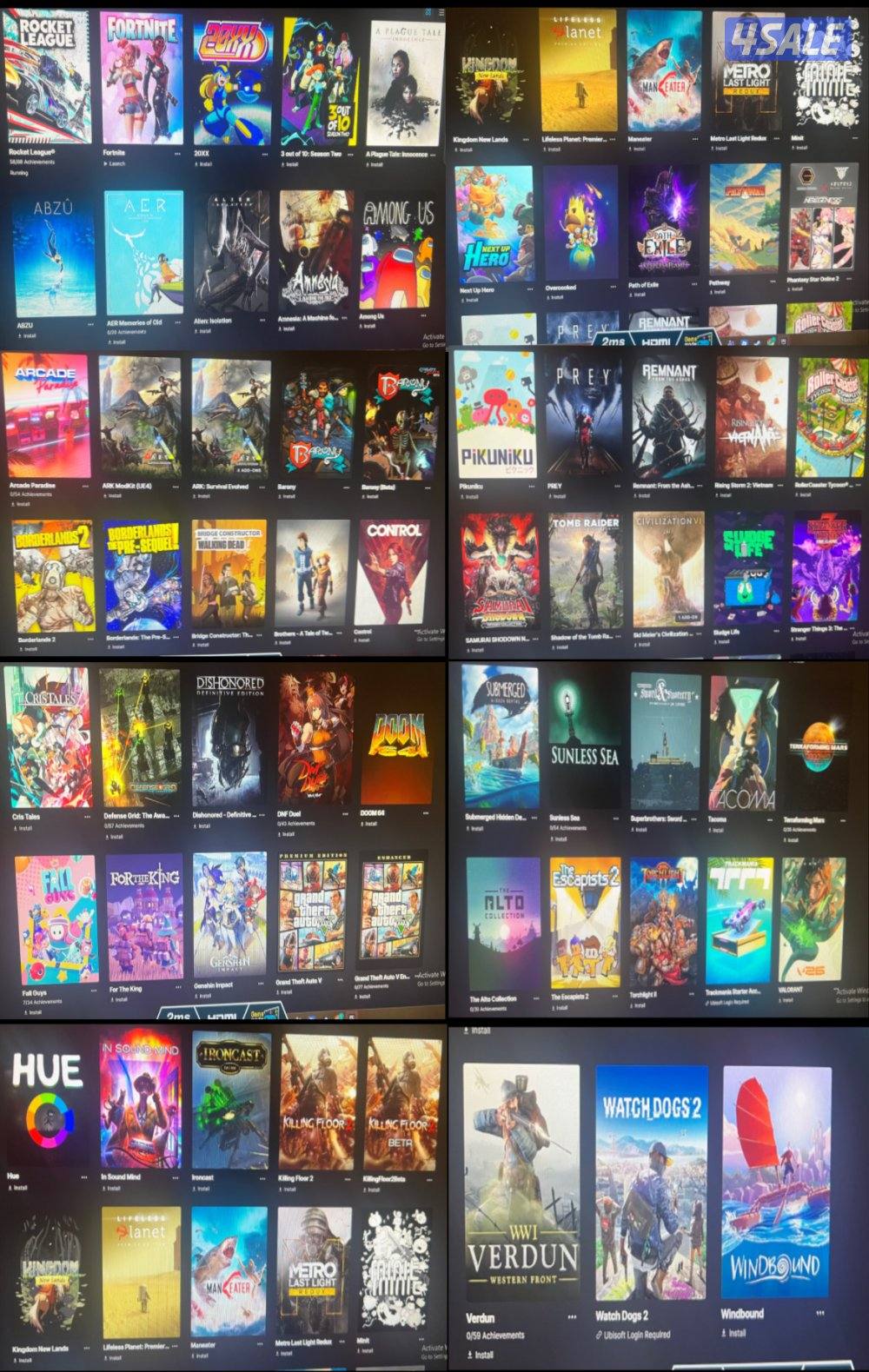 حساب أبيك قيمز ( فورت نايت - روكت ليق )0