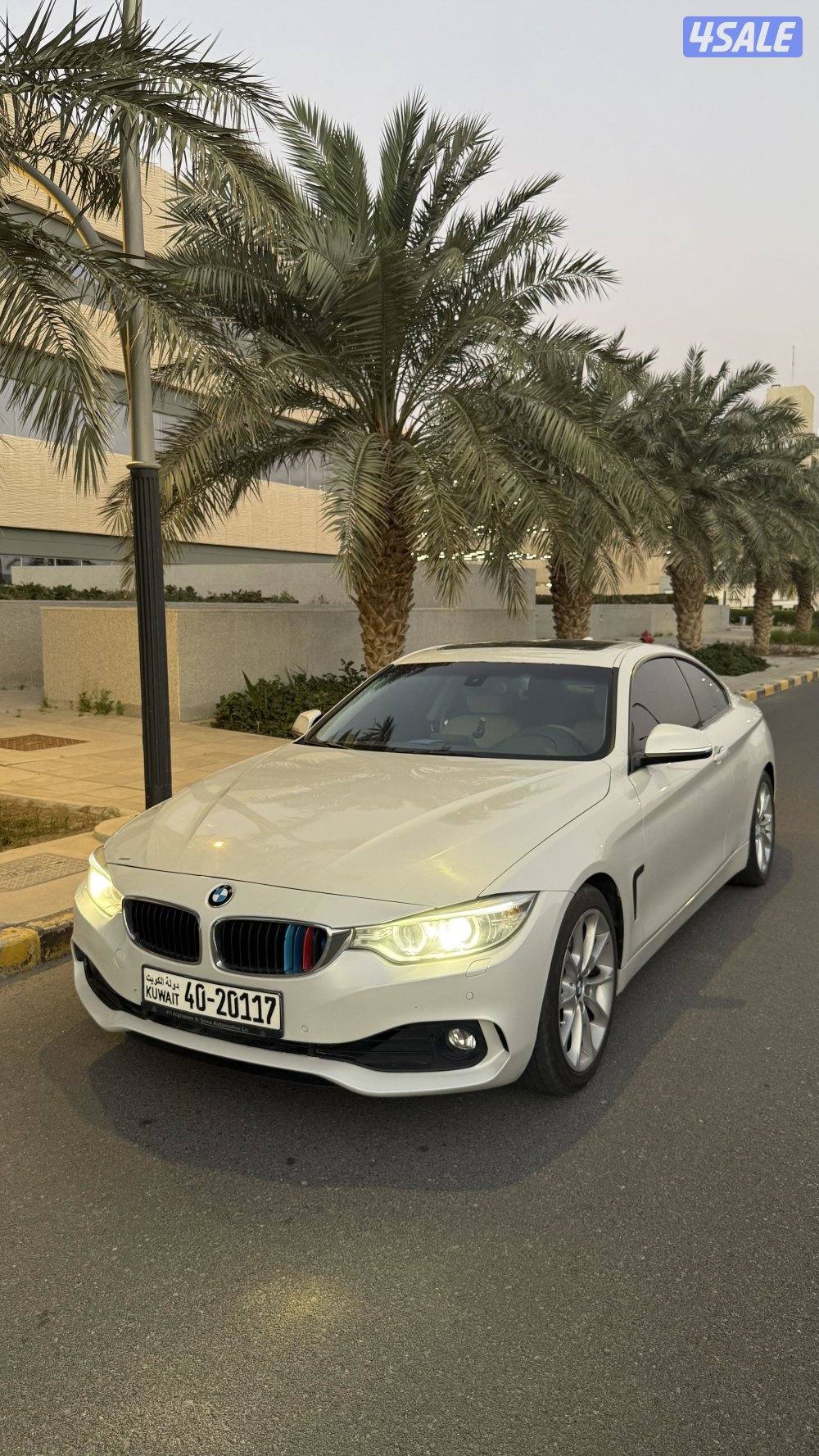 بي ام 420i شرط الفحص بالكامل صبغ الوكالة - توين تيربو0