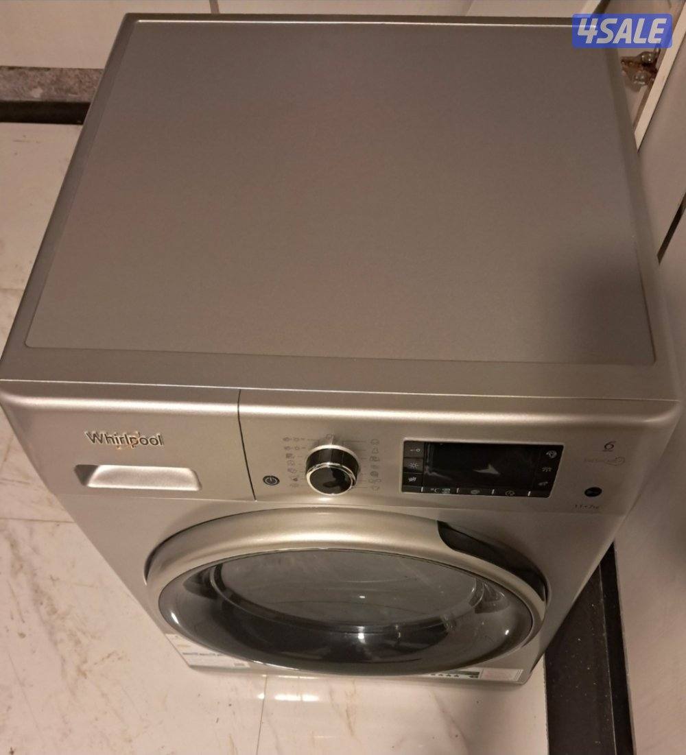 غسالة إيطالي Whirlpool سعة ١١ كيلو بالمجفف جديدة تماما للبيع3