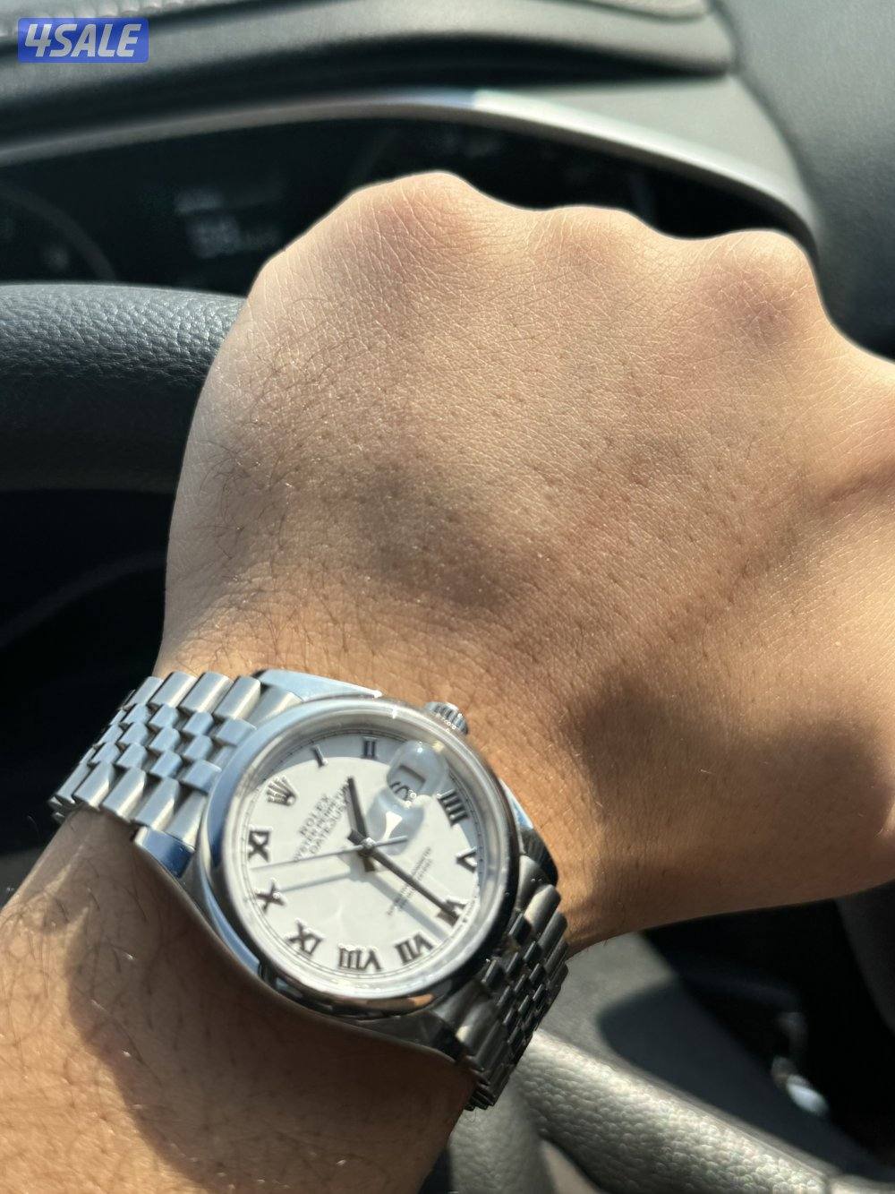 Rolex Date just 36 Whita Mina, Romanian numbers. Full Set 20249