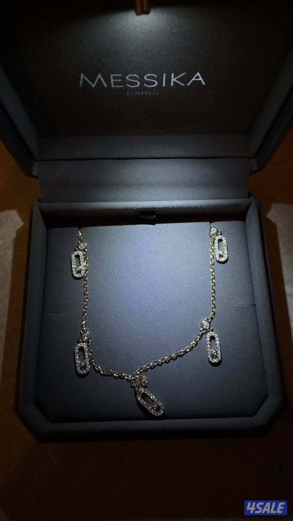 قلب ماسيكا اكسسوار مطلي عيار 18 شامل الكيس و العلبه و كارت الضمان0