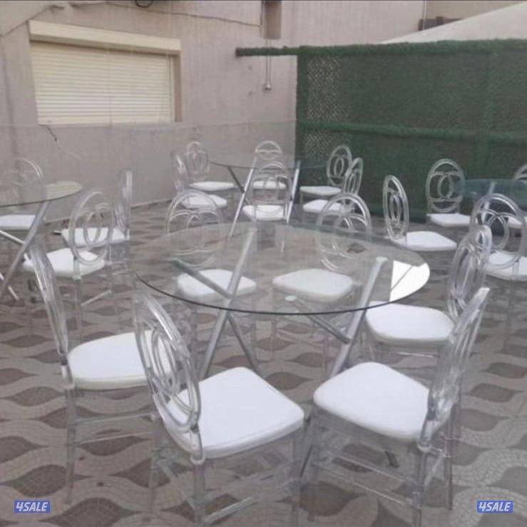 تاجير كراسي وطاولات و كوش وزينه العرس جميع مستلزمات الافراح والمناسبات7