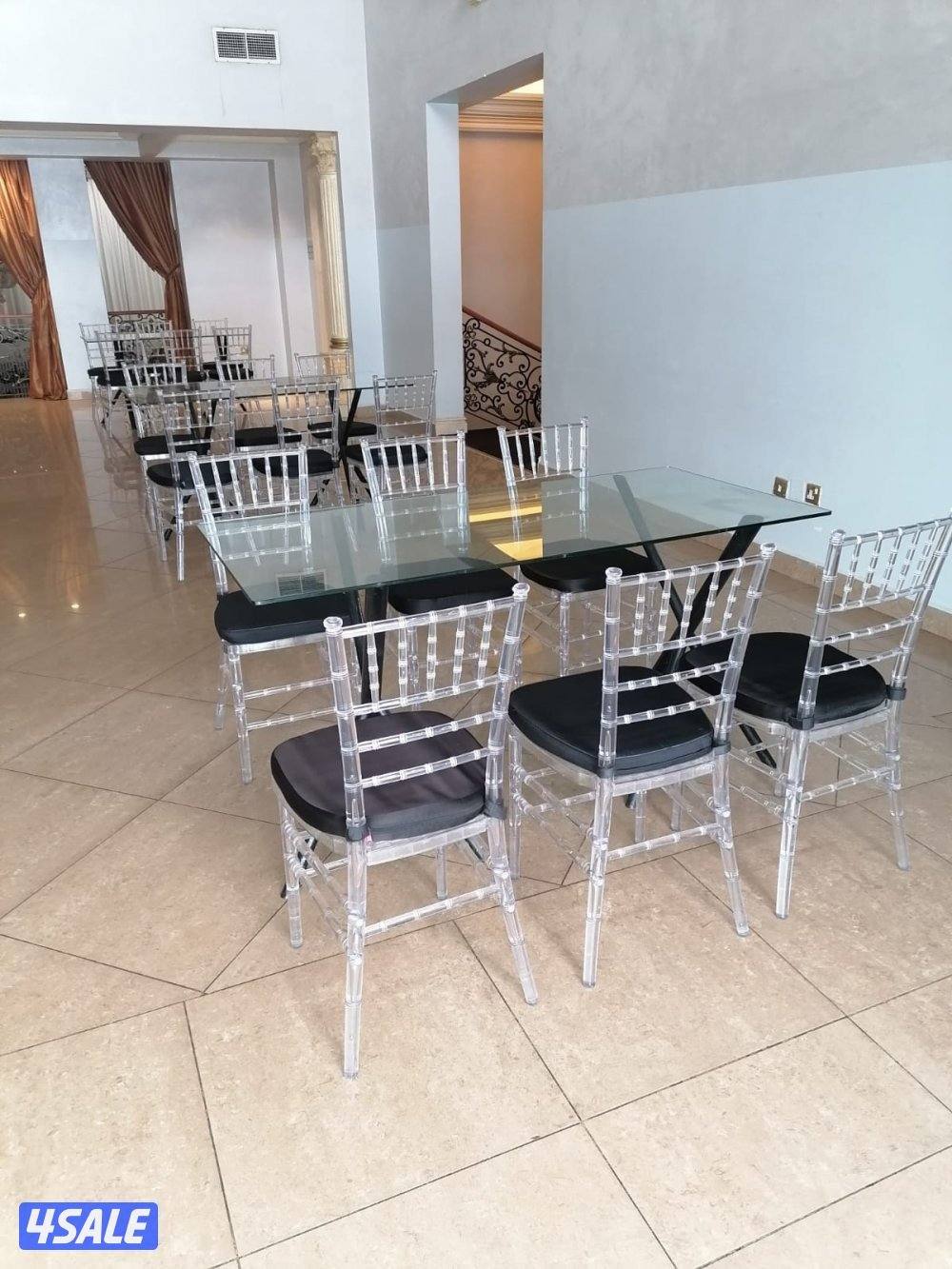 تاجير كراسي وطاولات و كوش وزينه العرس جميع مستلزمات الافراح والمناسبات9