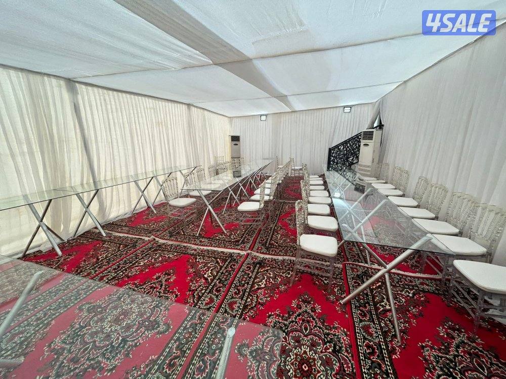 تاجير كراسي وطاولات و كوش وزينه العرس جميع مستلزمات الافراح والمناسبات12