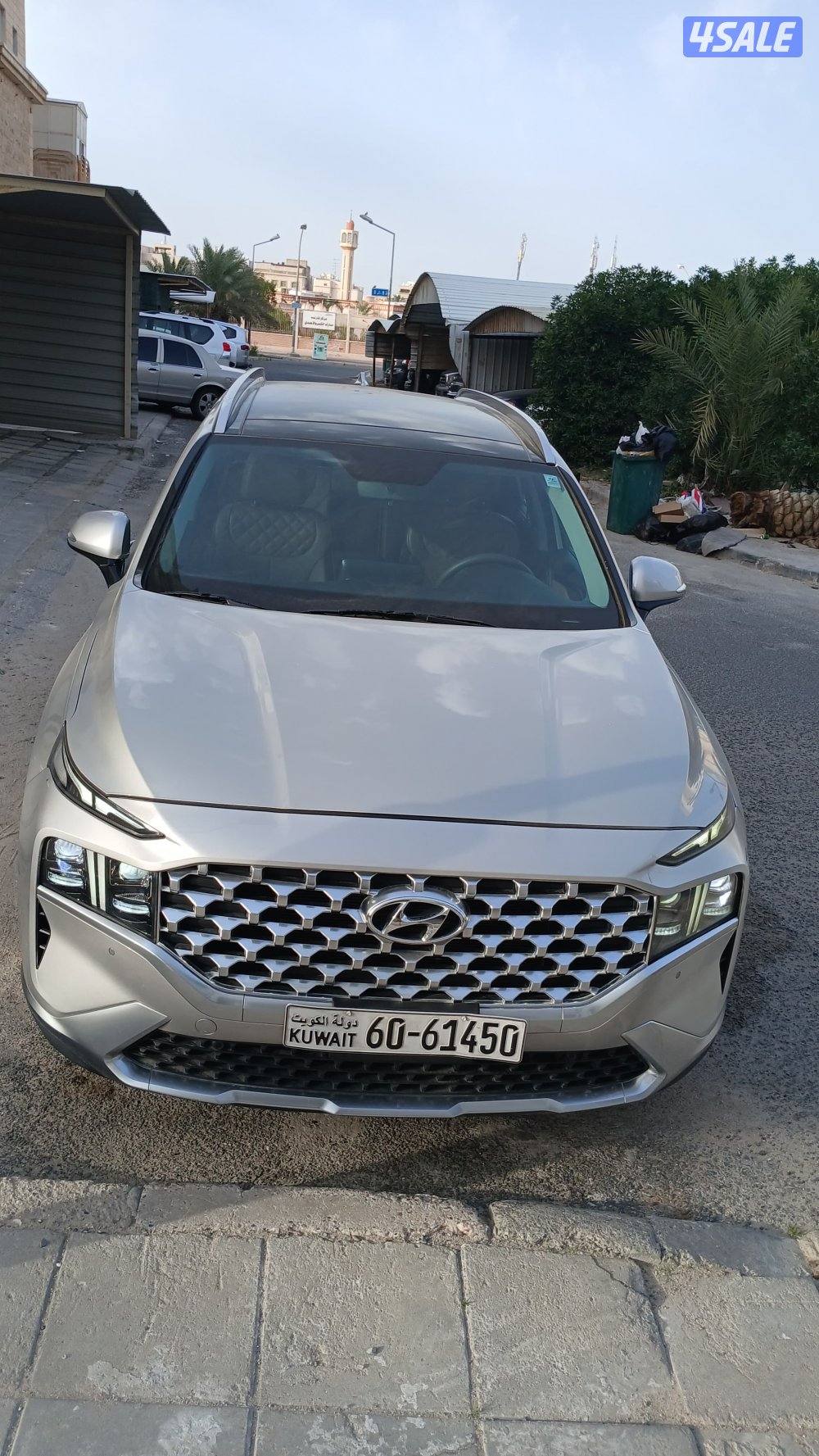 للبيع جيب هونداي سنتافيه موديل 2021 صبغ الوكاله ماشيه 17 الف كامل المو1