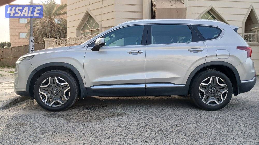 للبيع جيب هونداي سنتافيه موديل 2021 صبغ الوكاله ماشيه 17 الف كامل المو5