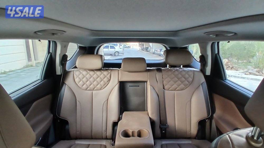 للبيع جيب هونداي سنتافيه موديل 2021 صبغ الوكاله ماشيه 17 الف كامل المو7