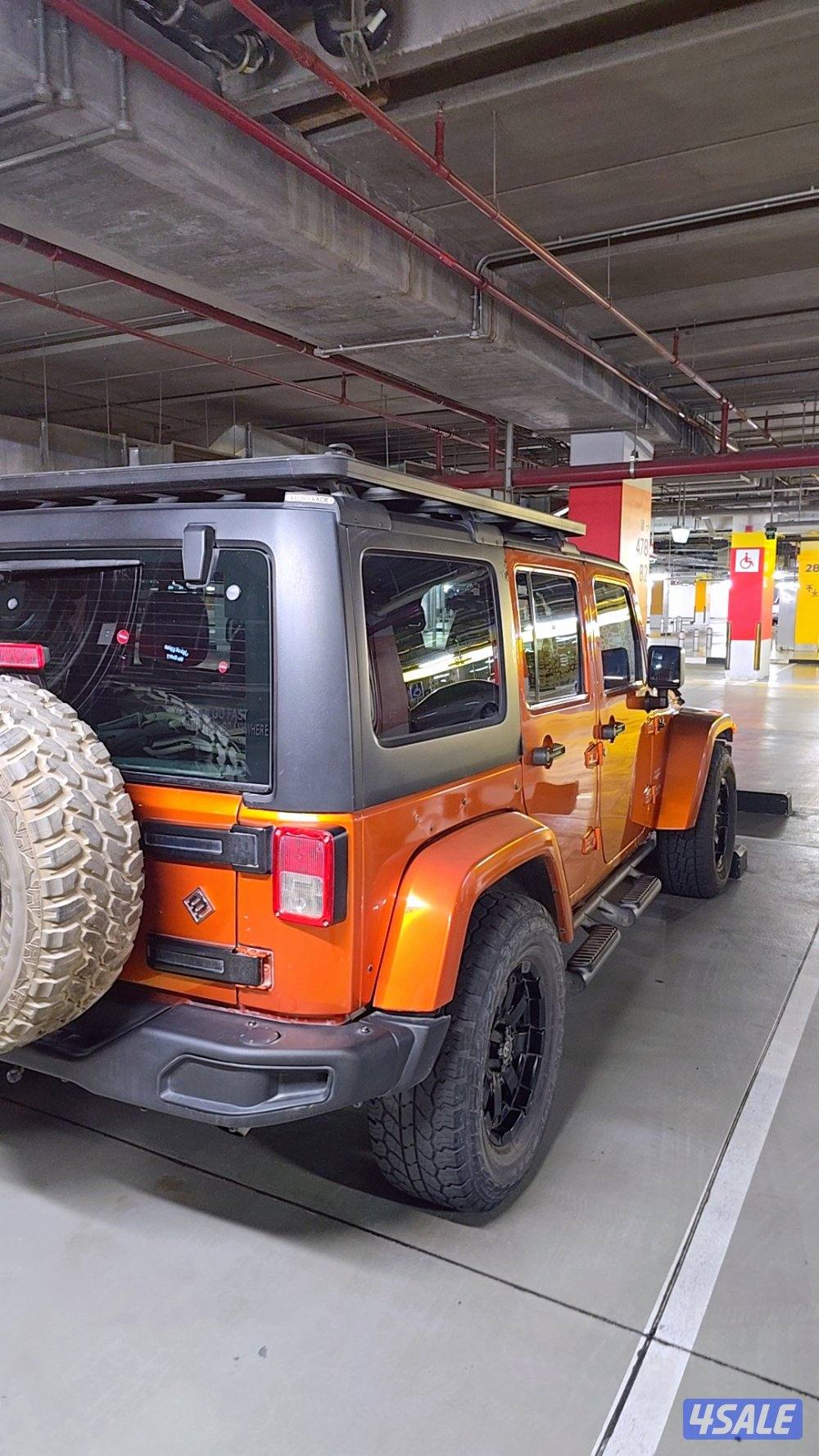 للبيع رانجلر 2011 اربع برتقالي1