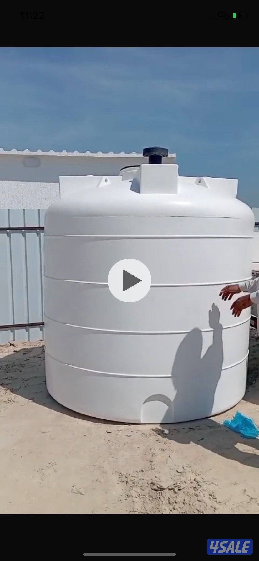 تانكي ماء 2000 جالون مستعمل0