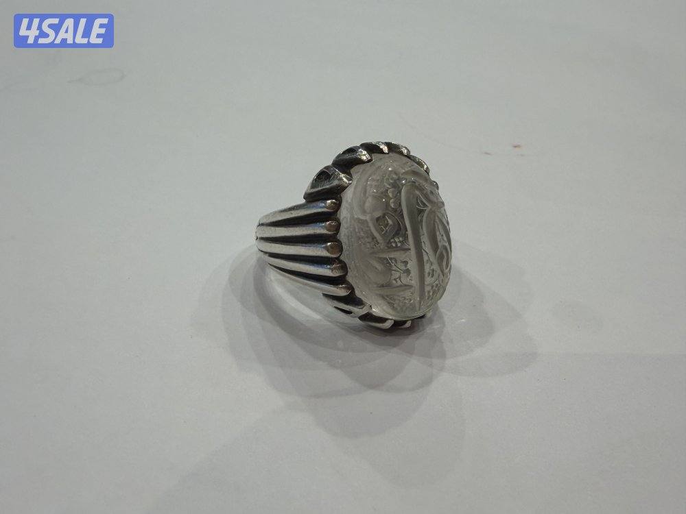 للبيع خاتم در نجـف منقوش السعر 601