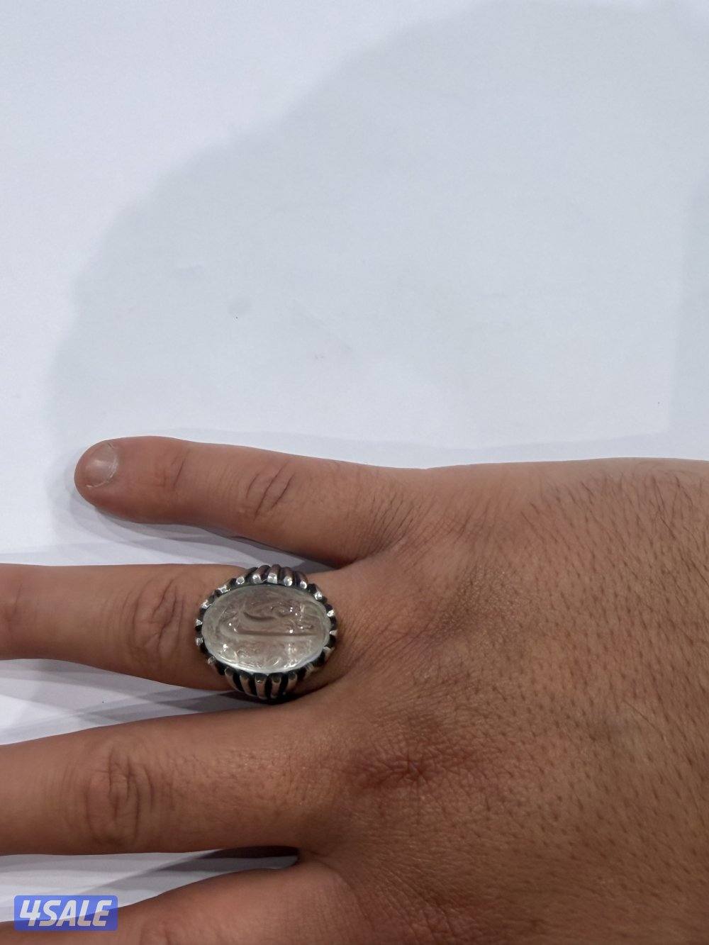 للبيع خاتم در نجـف منقوش السعر 602