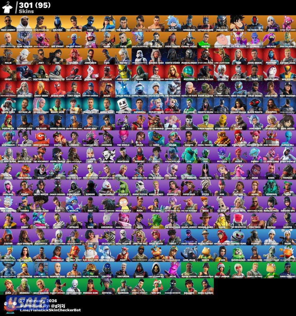 حساب فورت نايت نادر وحفل الملكي0