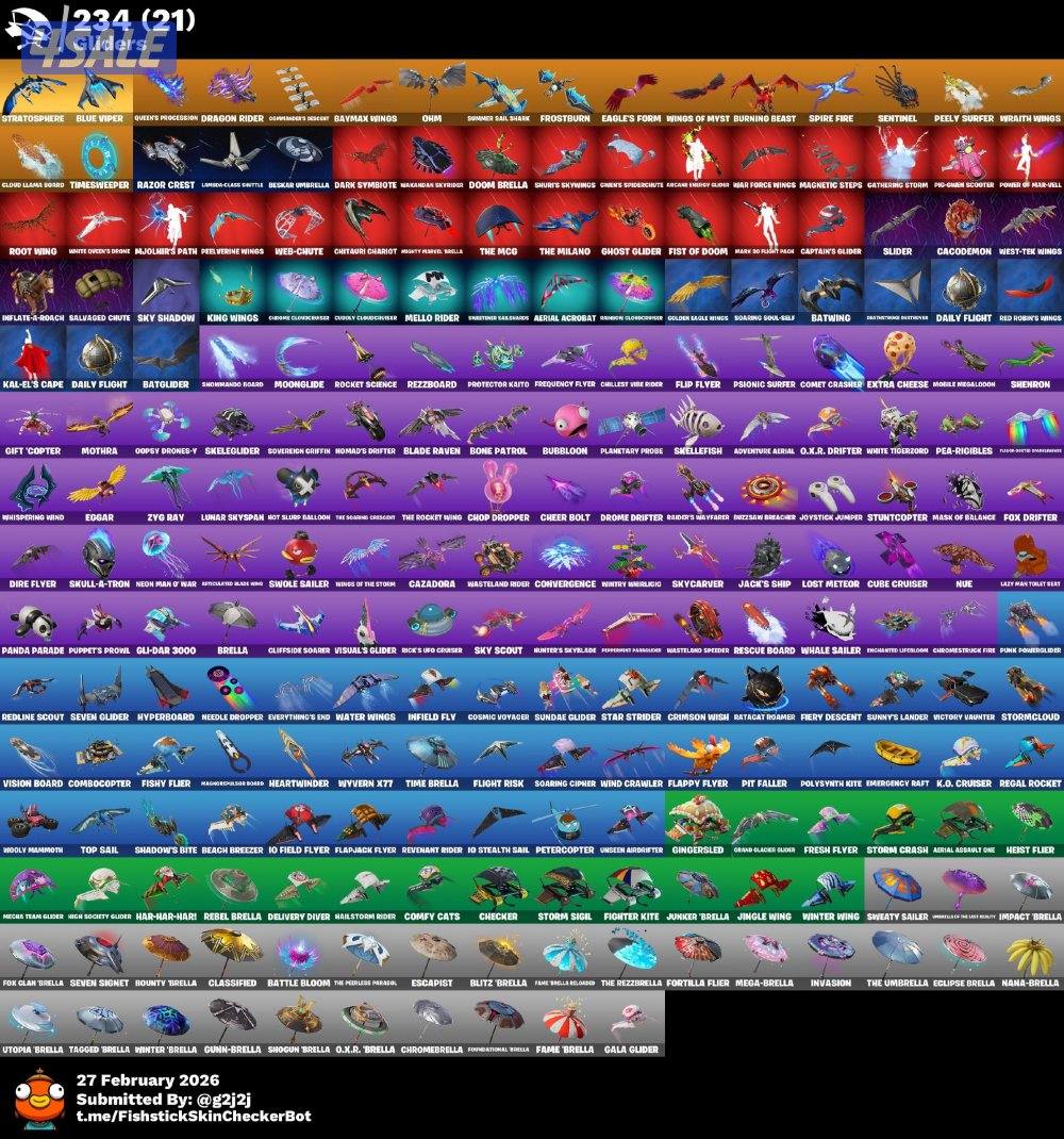 حساب فورت نايت نادر وحفل الملكي2