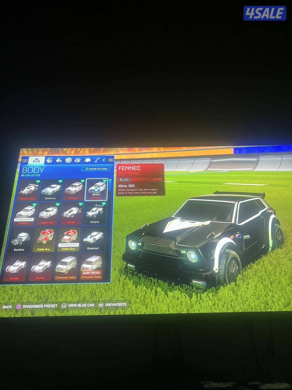 للبيع حساب فورت من سيزون3 و روكت ليق فيه 1000كردت0