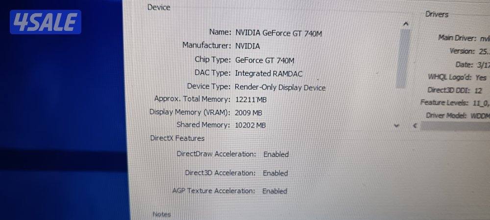 لاب توب توشيبا كورi7 الجيل الرابع رام16هارد128ssdو1000hd1
