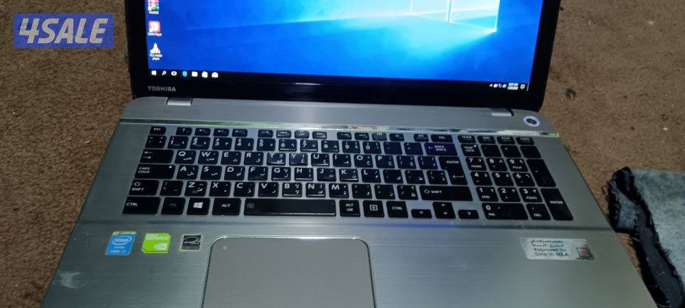 لاب توب توشيبا كورi7 الجيل الرابع رام16هارد128ssdو1000hd4
