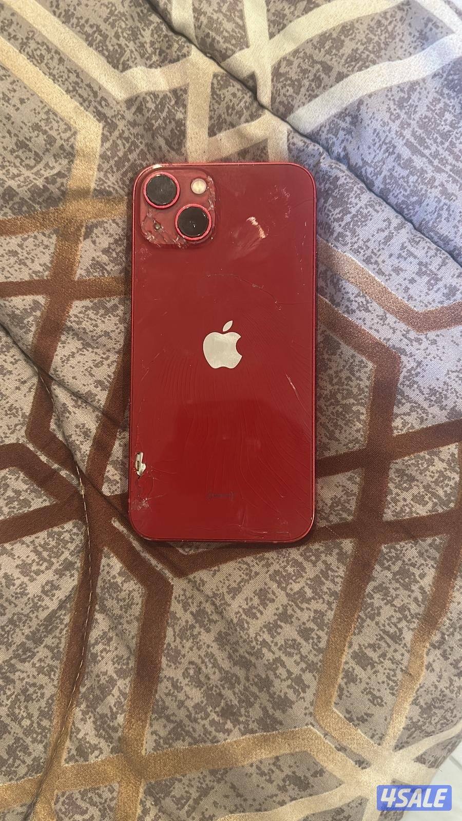 ١٢٨ قيقا الشاشة اصلية كسر بالشاشة الخلفية بطارية  ٧٧ والشاشة نظيفة0