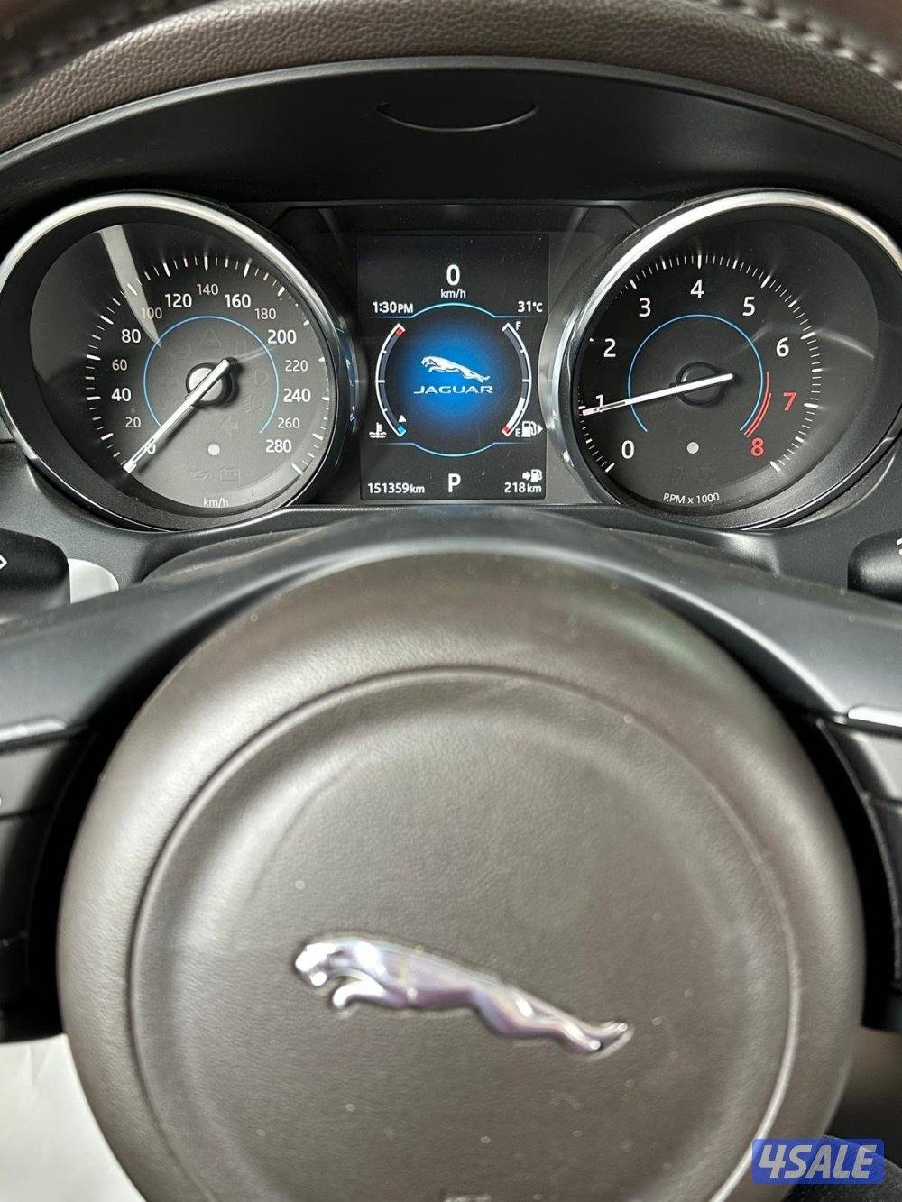 للبيع جاكور XF موديل 2016 عداد 151 مرفق الفحص و شرط الفحص7