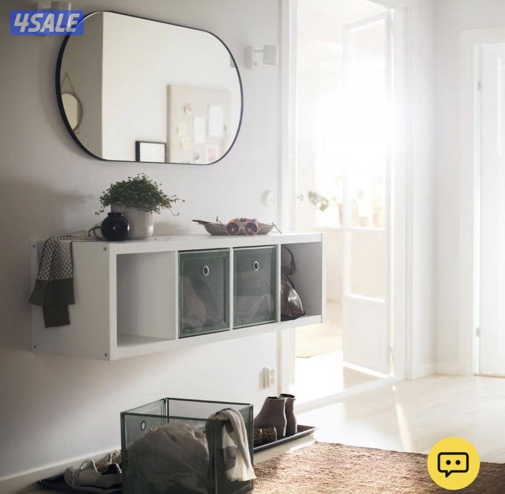 ٢ رف من ايكيا ابيض - حالة ممتازة3