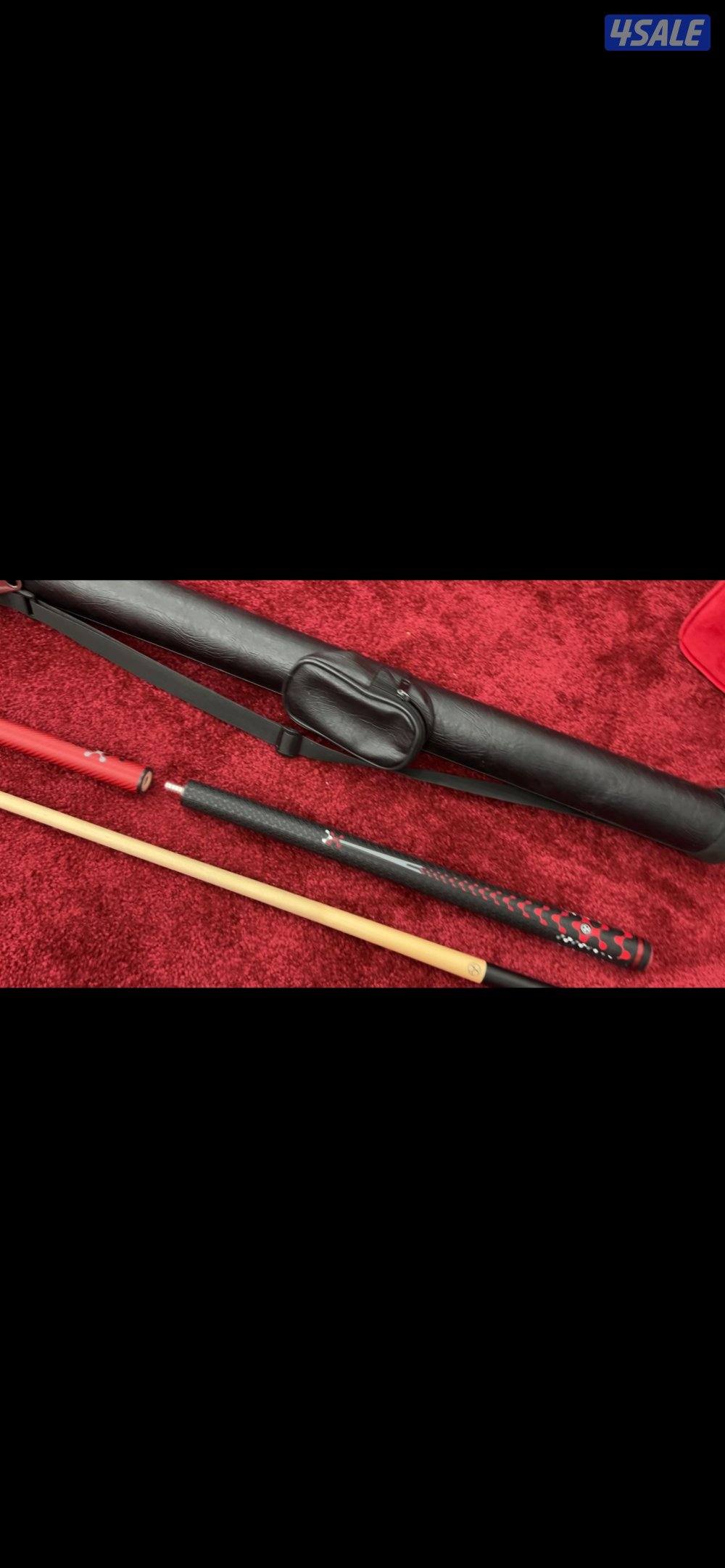 انواع كيو ( بلياردو ) اصلية منوعة مع جناط ( حقائب ) خاصة للكيو2