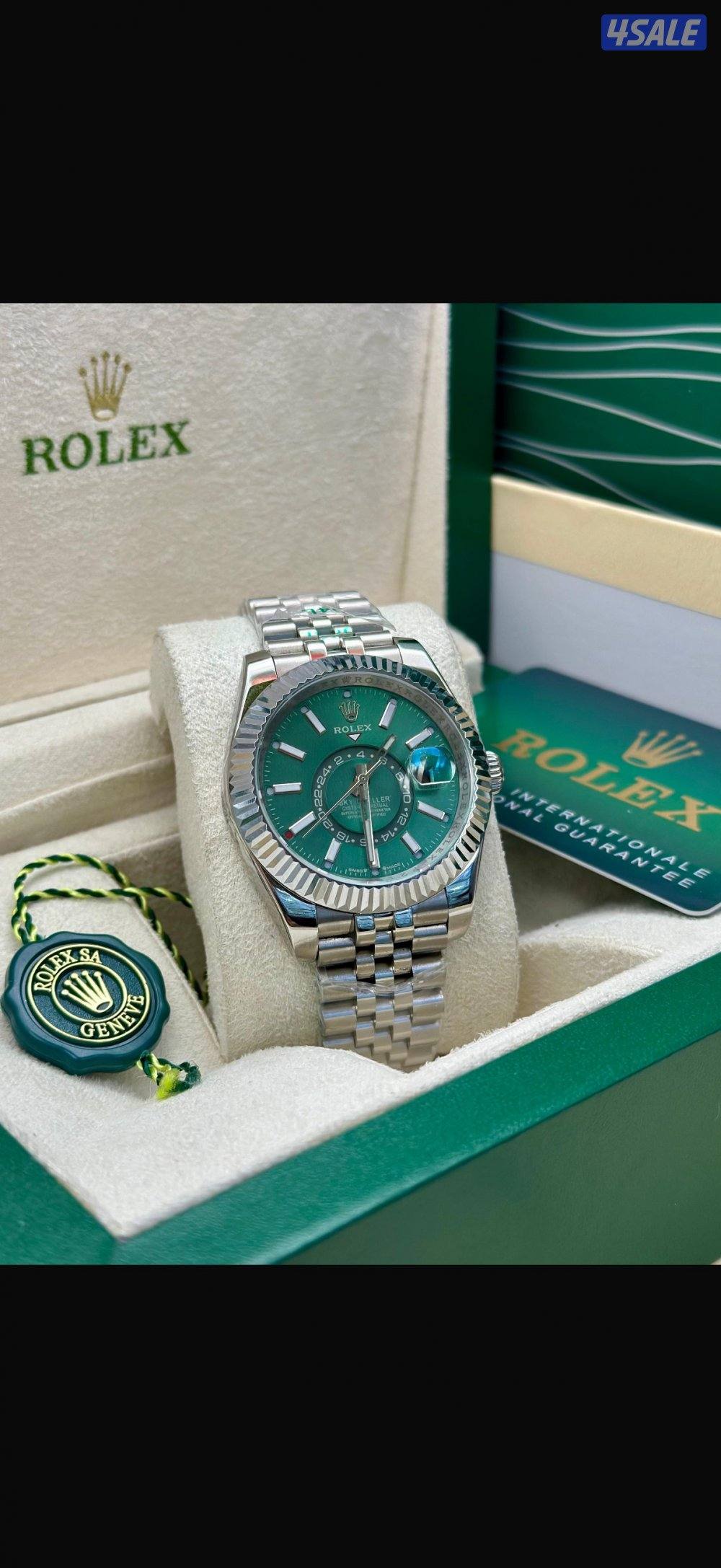 للبيع رولكس درجة اولة بكامل الرفقات0