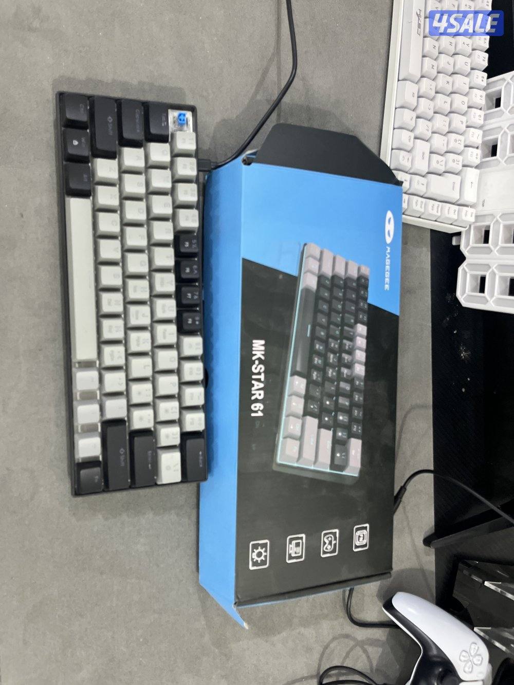 كيبوردات قيمنق للبيع جديده شريتها للتصوير و كراتينها وياها1