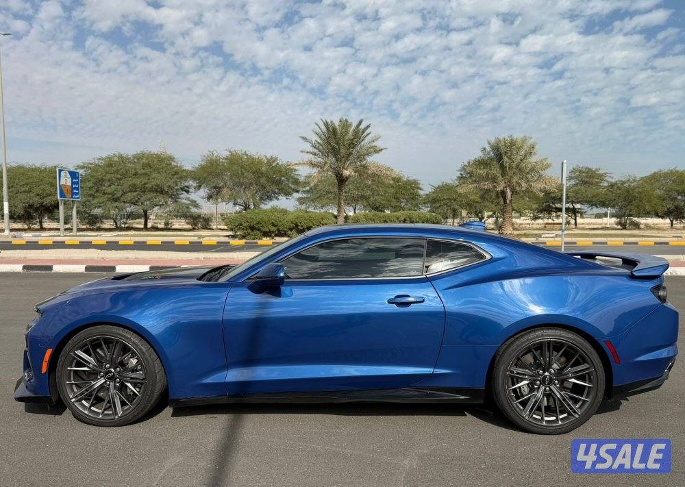للبيع كمارو ZL1 موديل 2023 تحت كفالة الغانم لغاية 2026 وقابل للتمديد2