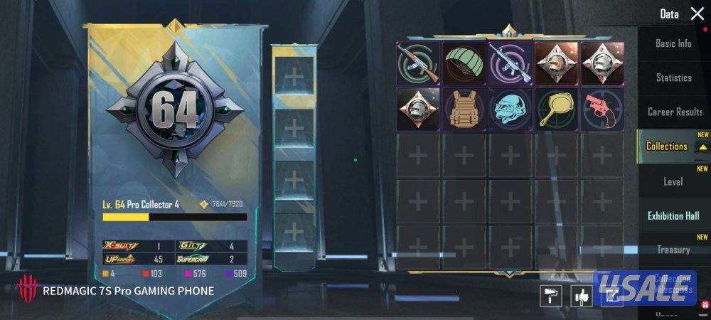 حساب ببجي ٤٥ سلاح مطور معظمهم كيل مسج2