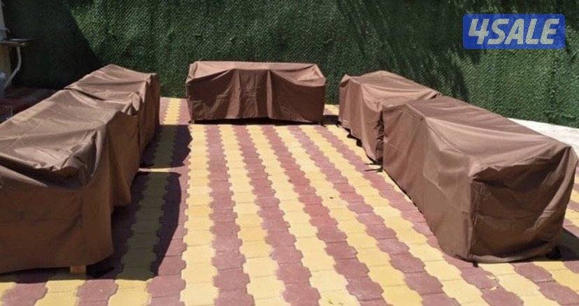 غطاء جلسات خارجية حماية من المطر والغبار والشمس4