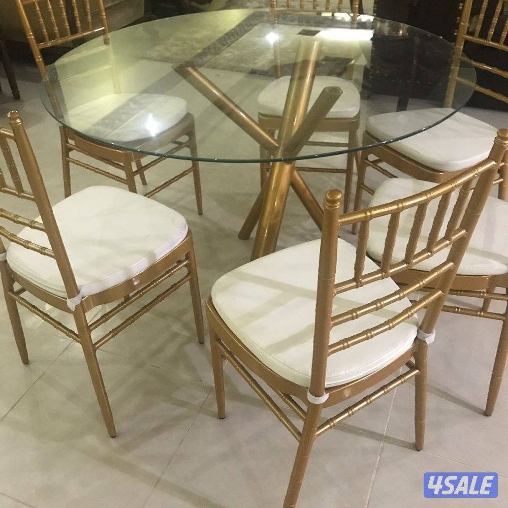 تأجير طاولات وكراسي وزينه وخدمات ضيافة وجميع مستلزمات الأفراح3