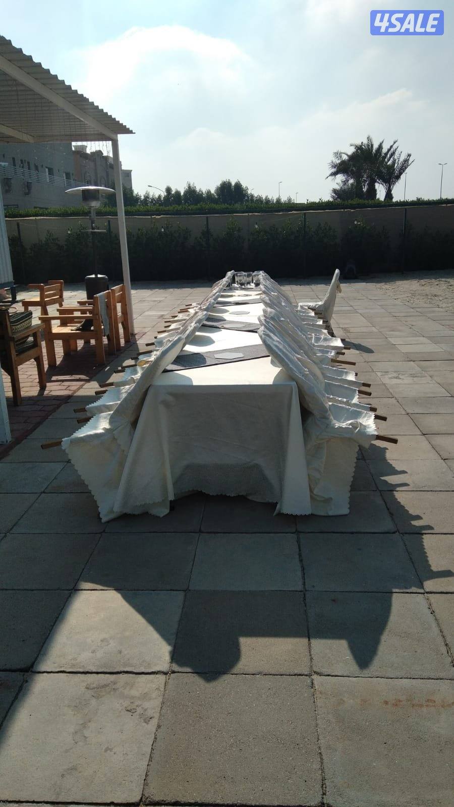 تأجير طاولات وكراسي وزينه وخدمات ضيافة وجميع مستلزمات الأفراح9