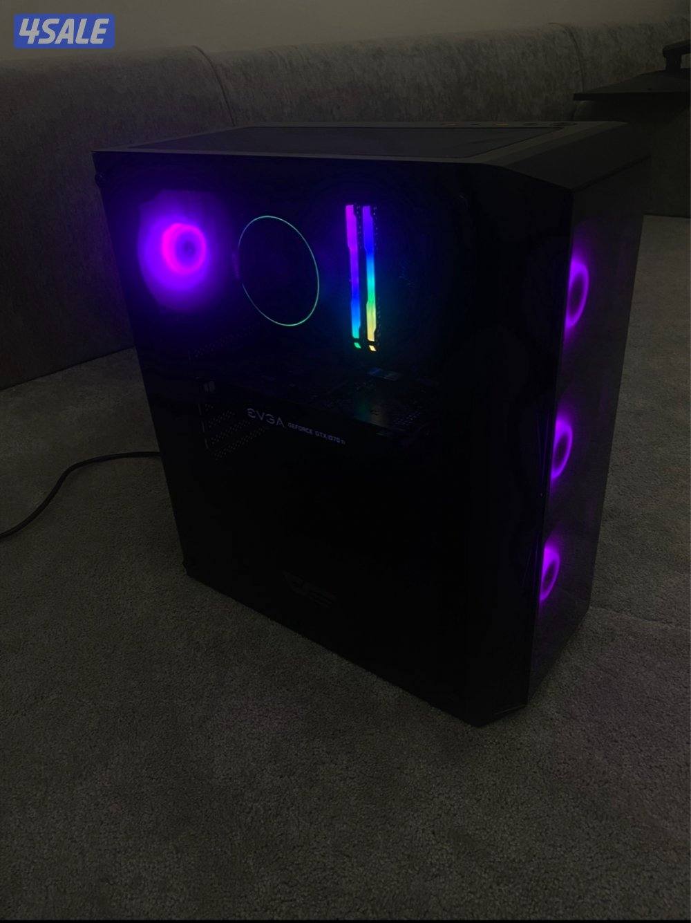 للبيع بي سي بحاله جيده مع شاشه جديده1