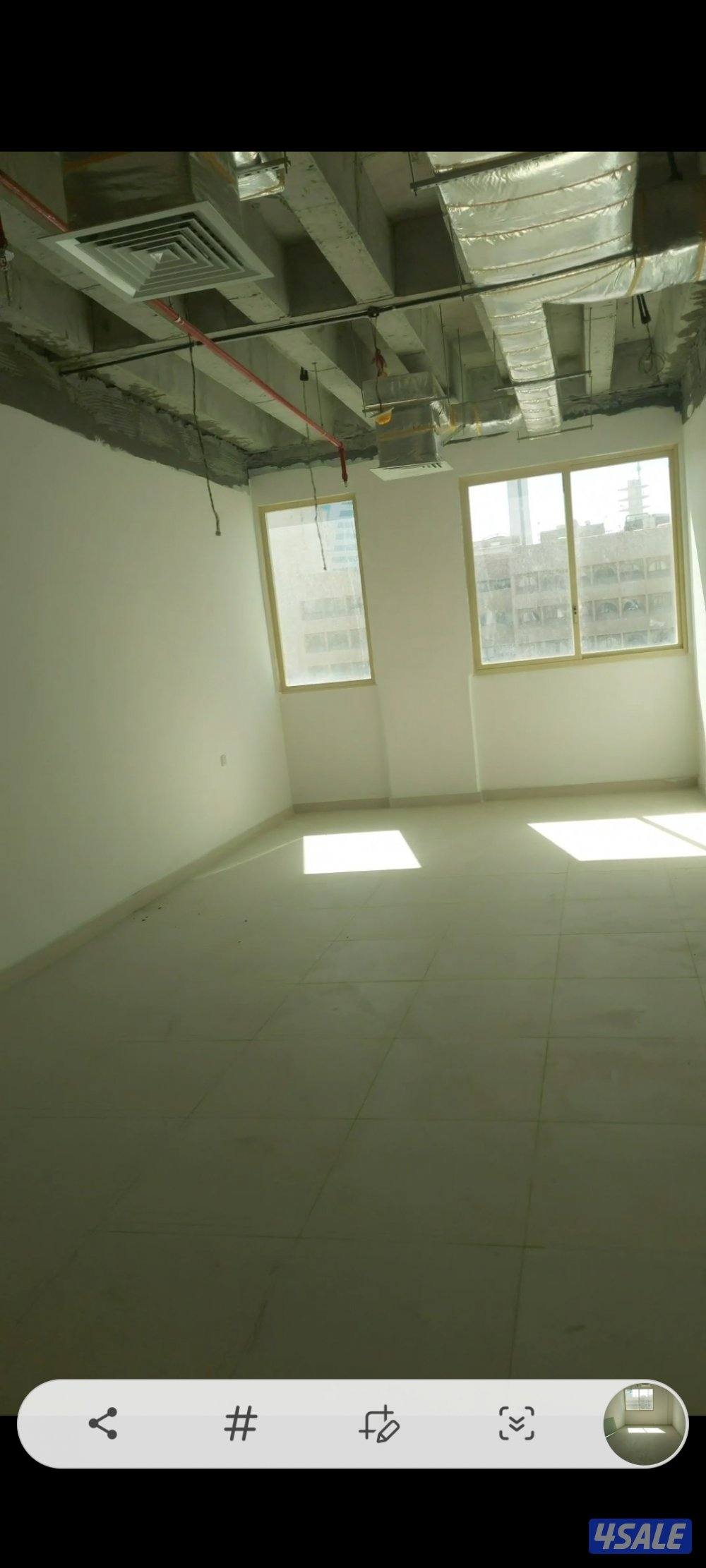 مكاتب مساحات كبيره للايجار بدون عموله او تامين9