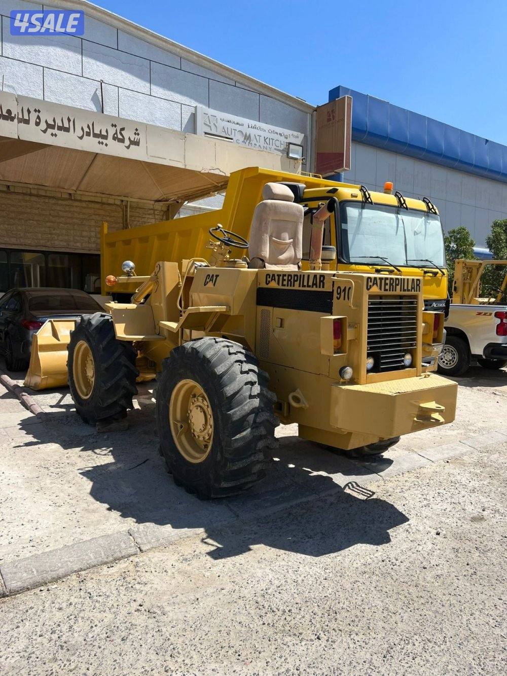 للبيع جرافة ( تراكتور) كتربلر حجم 910 (عادي)2