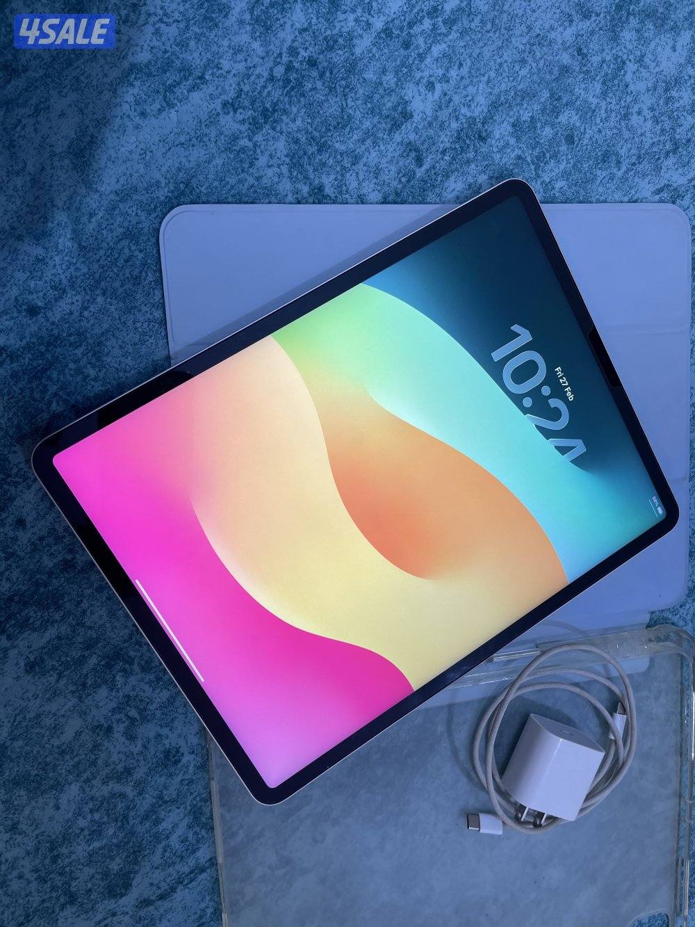 ايباد ابل برو معالج ام تو m2 شاشة 12.9 بوصة 256 قيقا نظيف وكل شي شغال2