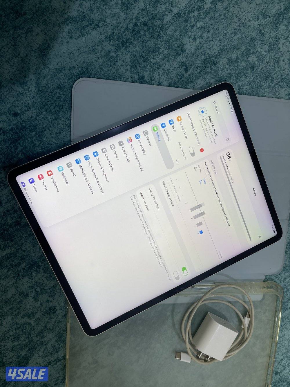 ايباد ابل برو معالج ام تو m2 شاشة 12.9 بوصة 256 قيقا نظيف وكل شي شغال4