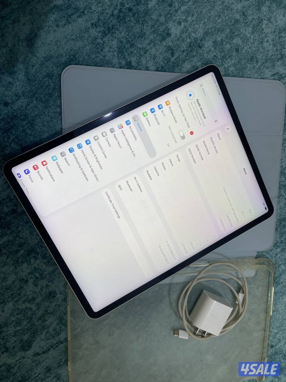 ايباد ابل برو معالج ام تو m2 شاشة 12.9 بوصة 256 قيقا نظيف وكل شي شغال5