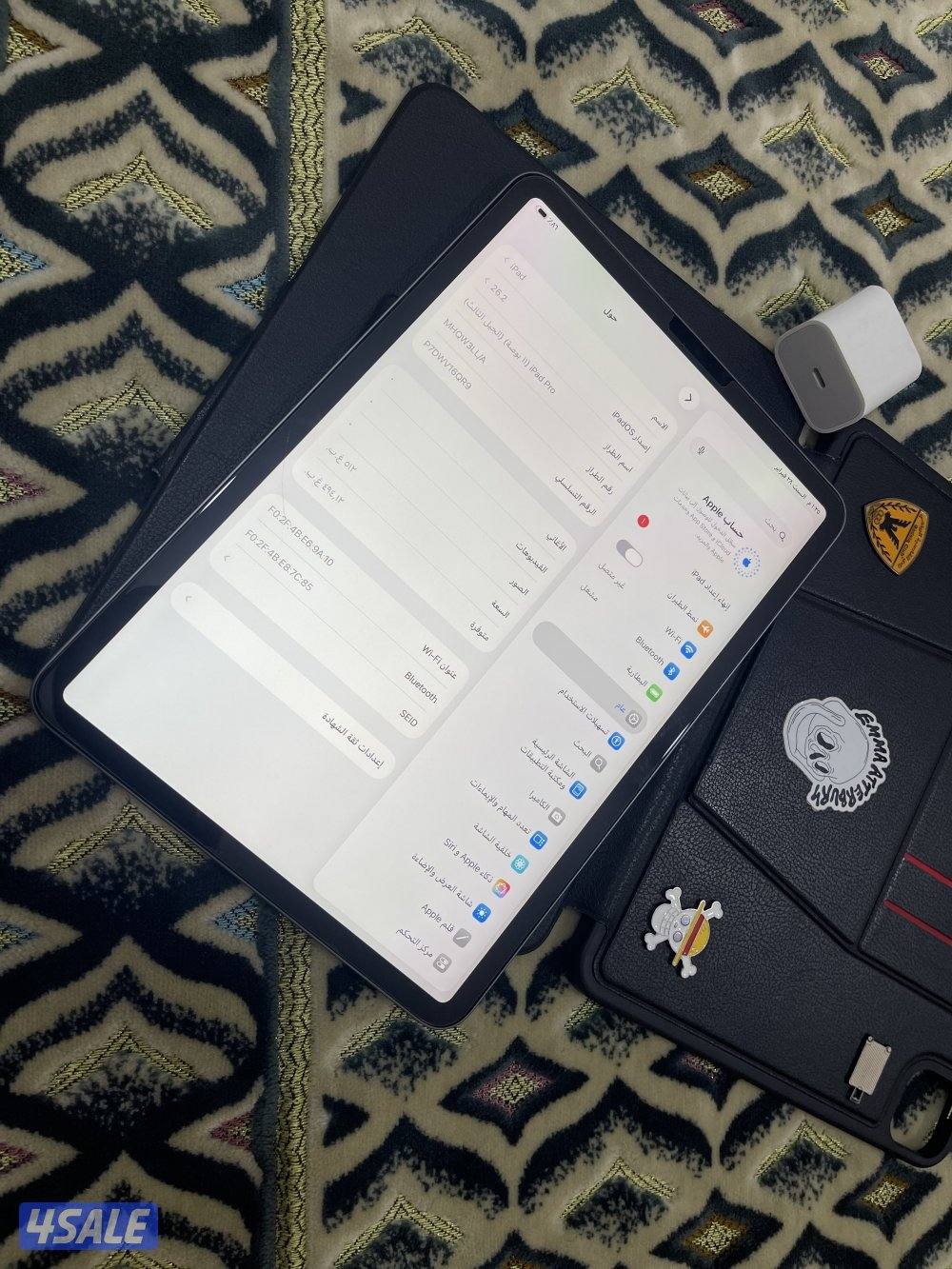 ايباد ابل برو 11 انش 512 قيقا ام ون نظيف بطارية 94 نظيف وشغال تمام2
