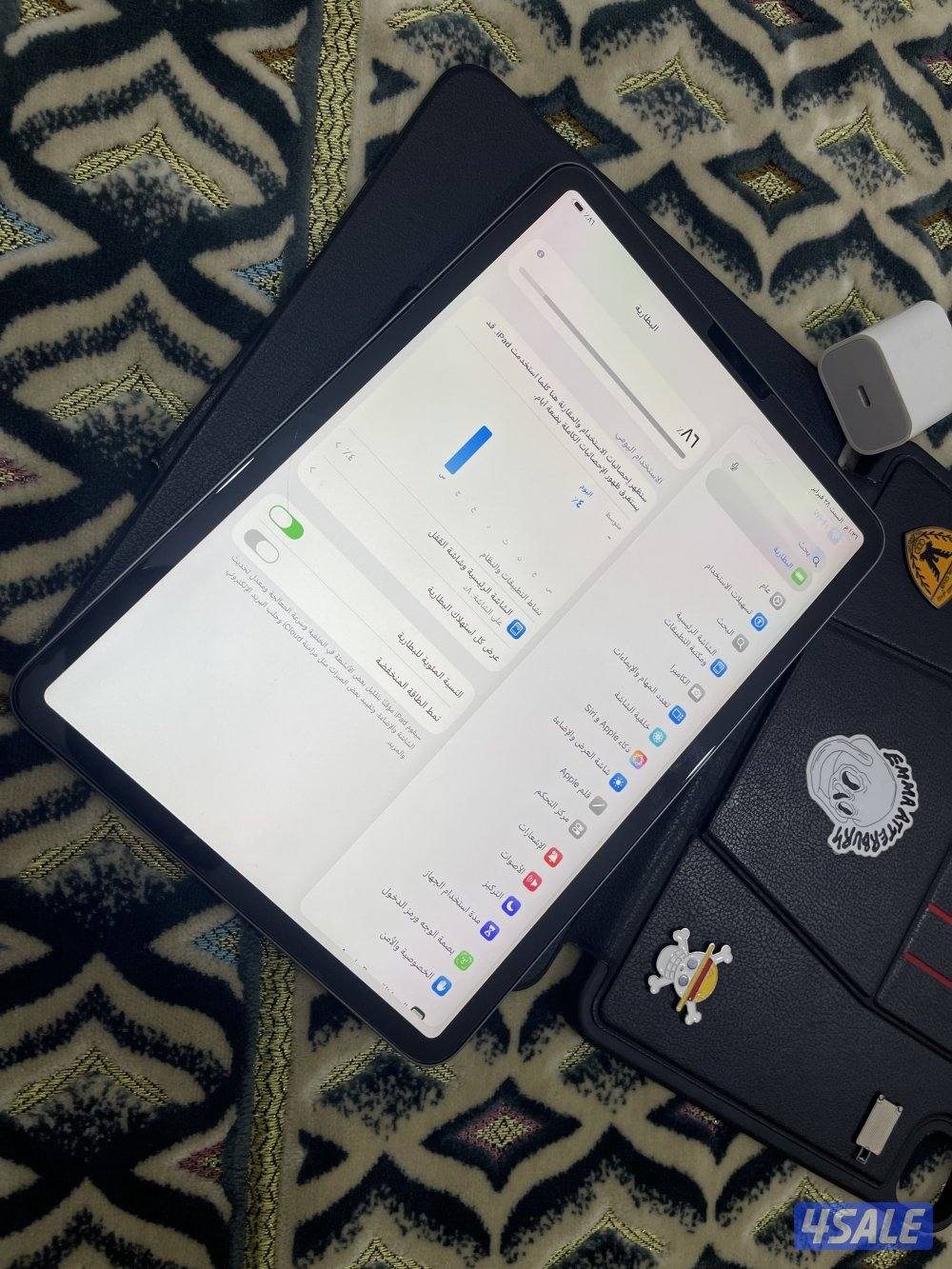 ايباد ابل برو 11 انش 512 قيقا ام ون نظيف بطارية 94 نظيف وشغال تمام3