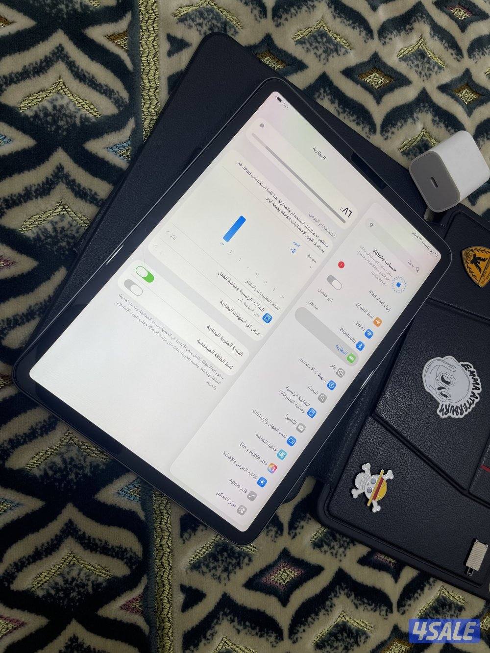 ايباد ابل برو 11 انش 512 قيقا ام ون نظيف بطارية 94 نظيف وشغال تمام4