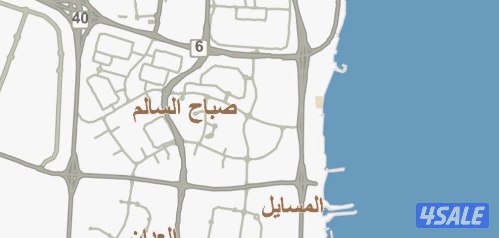 للبيع بيت مؤجر في صباح السالم مدخل مخرج سهل0