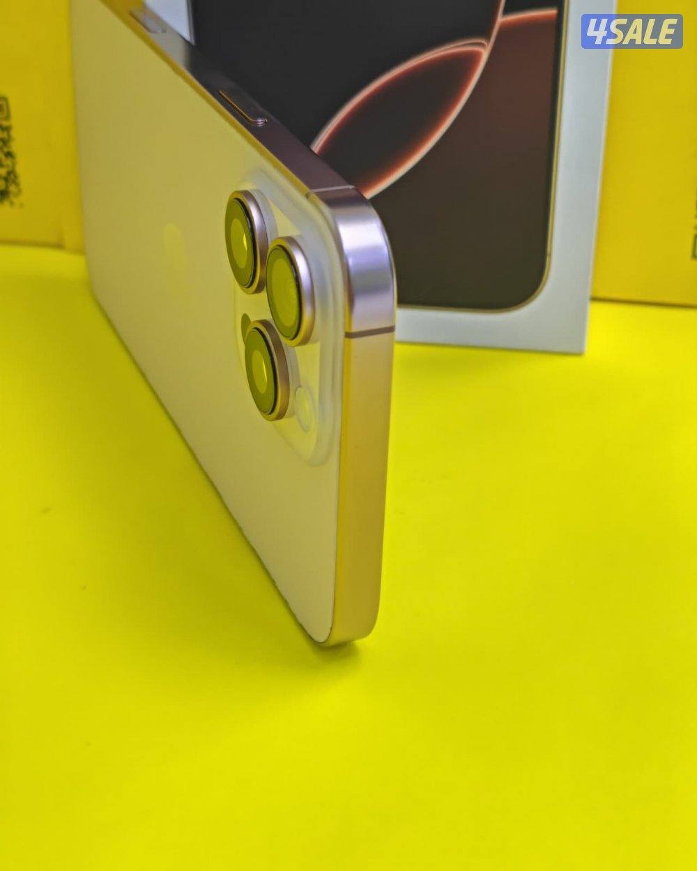 ايفون 16 برو ماكس – 256 جيجا – تيتانيوم صحراوي مستعمل كالجديد2