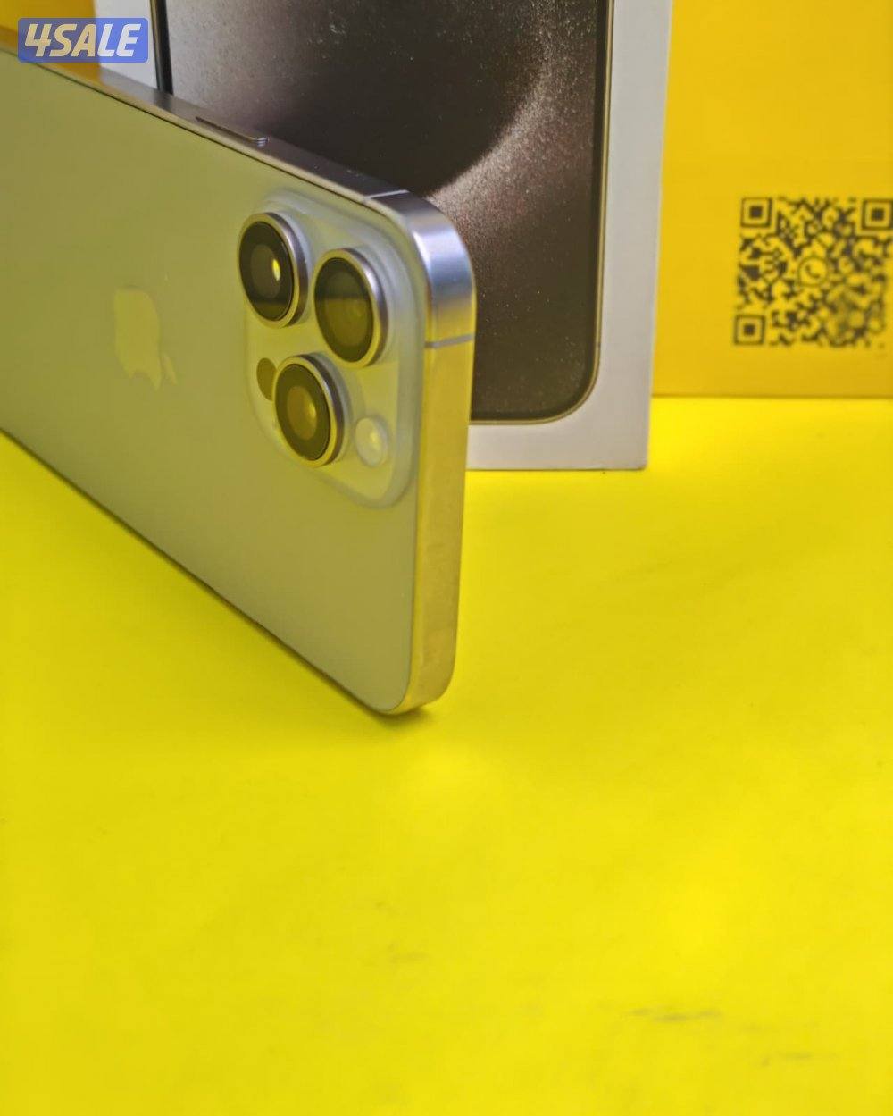 ايفون 15 برو ماكس – 512 جيجا – تيتانيوم طبيعي بطارية 87% مستعمل كالجدي2