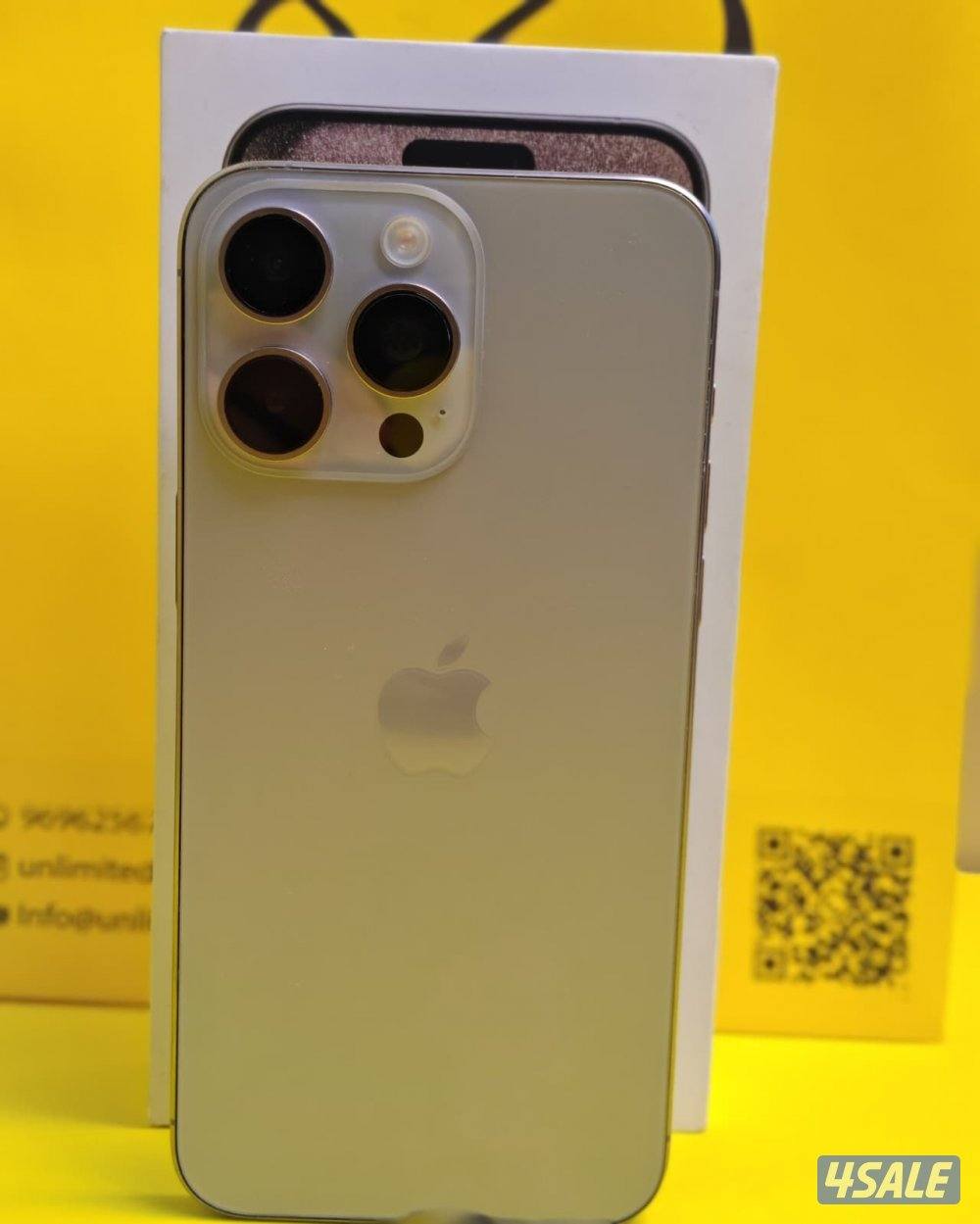 ايفون 15 برو ماكس – 512 جيجا – تيتانيوم طبيعي بطارية 87% مستعمل كالجدي6