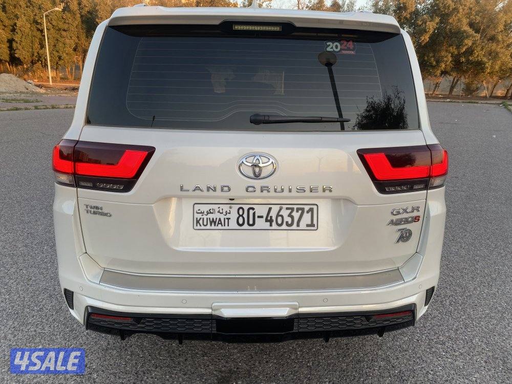 لاند كروزر GXR الساير 2024 TWN TURBO AEROs  المالك الاول شرط الفحص4