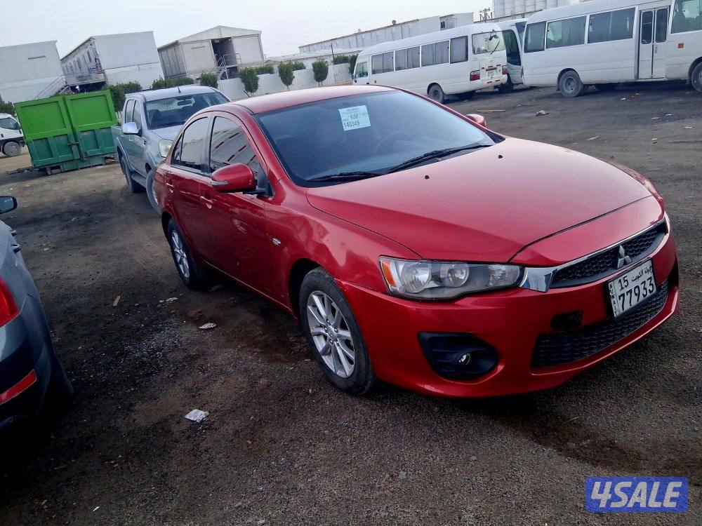 لانسر 2017 صبغ وكالة شرط الفحص 2000cc تواير جديده بيما سنة2