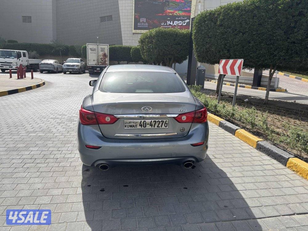 للبيع انفنتي Q50 موديل 2016 بحاله ممتازه صبخ وكاله ماعده قطه سرفس وكال8