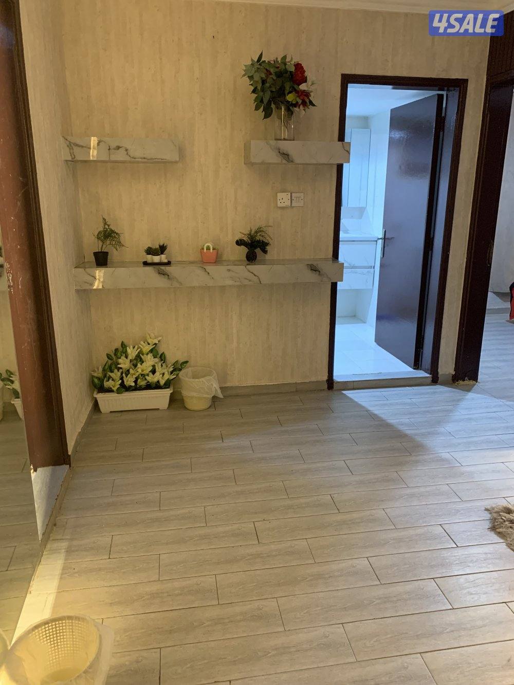 شقق للايجار خلو وفاضي غرفة وصالة ومطبخ وحمام تشطيب سوبر لوكس1