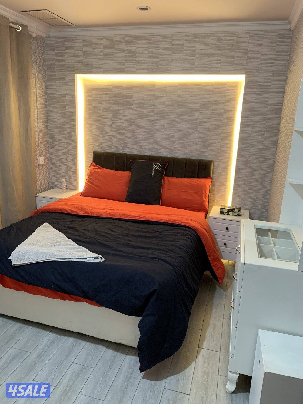 شقق للايجار خلو وفاضي غرفة وصالة ومطبخ وحمام تشطيب سوبر لوكس7